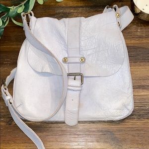 Genuine leather crossbody purse